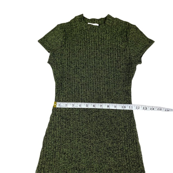 Mod Ref Cut Out Back Knitted Ribbed Dress Womens Size S (I10185) - Picture 8 of 9
